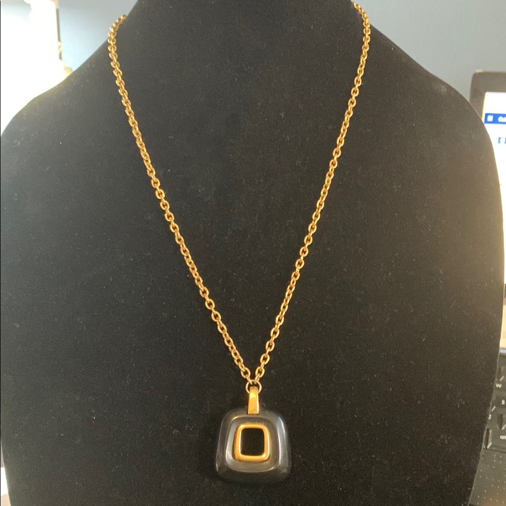 Vintage TRIFARI Resin Pendant Necklace